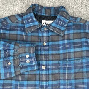 Mountain Khakis Flannel Shirt Shacket Mens Small Plaid Moran Insulated Shirtjac